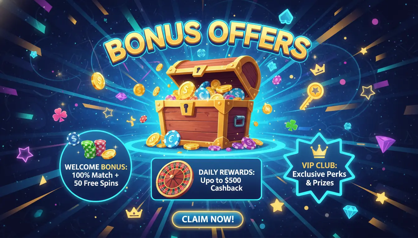 Vegas Plus bonus offers
