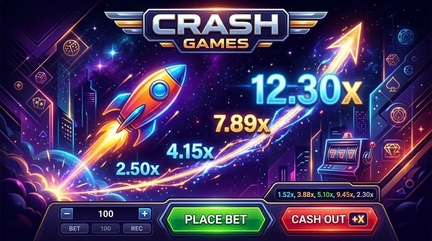 Vegas Plus crash games